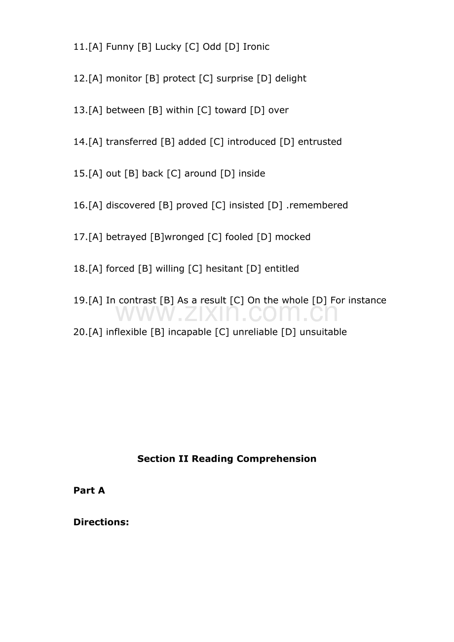 2023年考研英语一真题及答案解析优质资料.doc_第3页