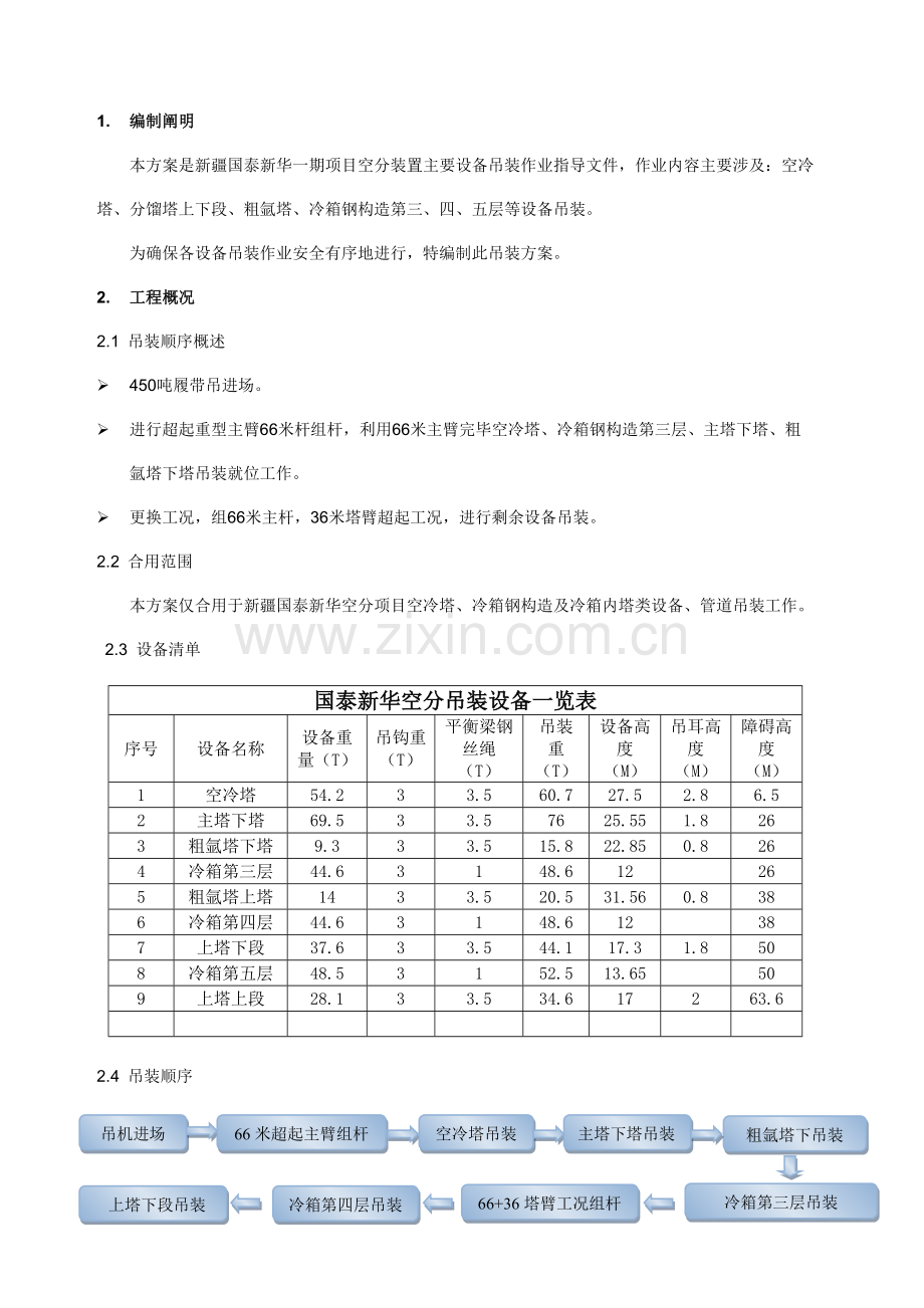 空分装置大型设备吊装方案.docx_第3页