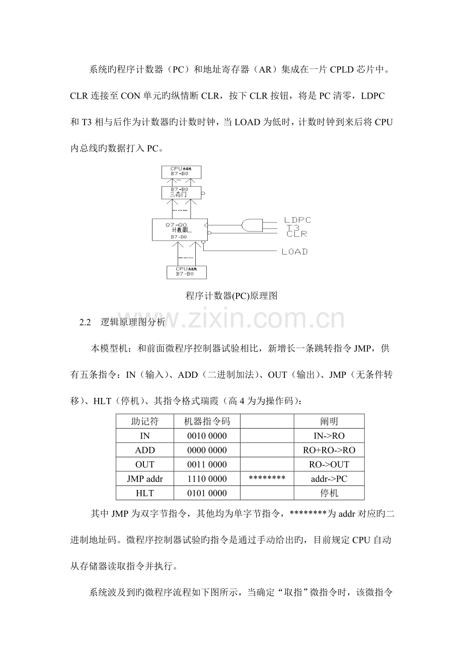 2023年CPU与简单模型机设计实验报告.doc_第3页