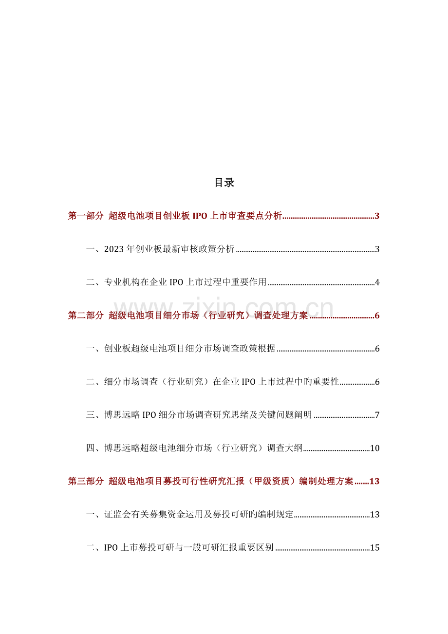 超级电池IPO上市咨询政策募投可研细分市场调查综合解决方案.docx_第2页