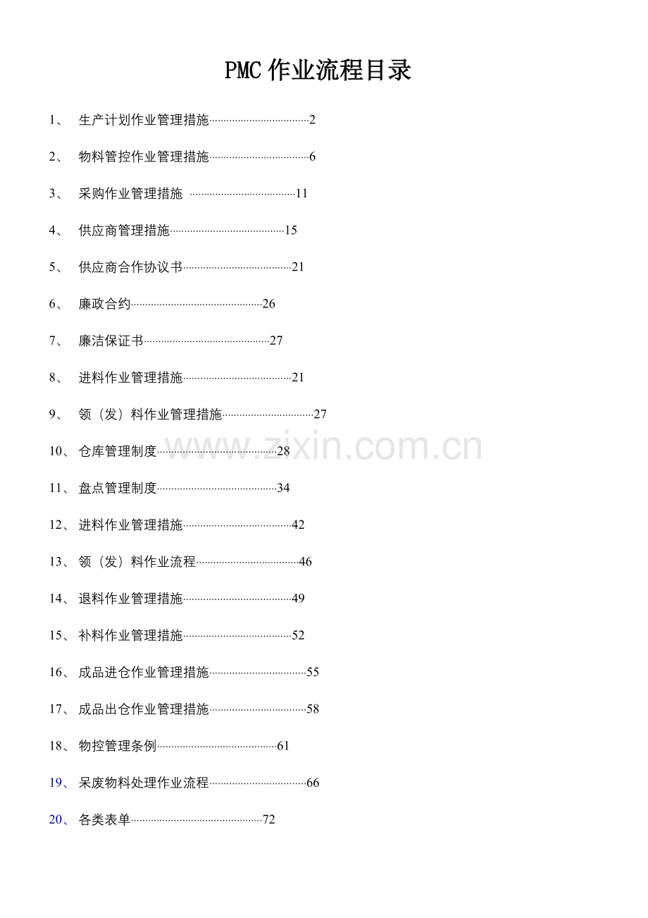 2023年服装厂PMC部全套作业流程.doc_第1页