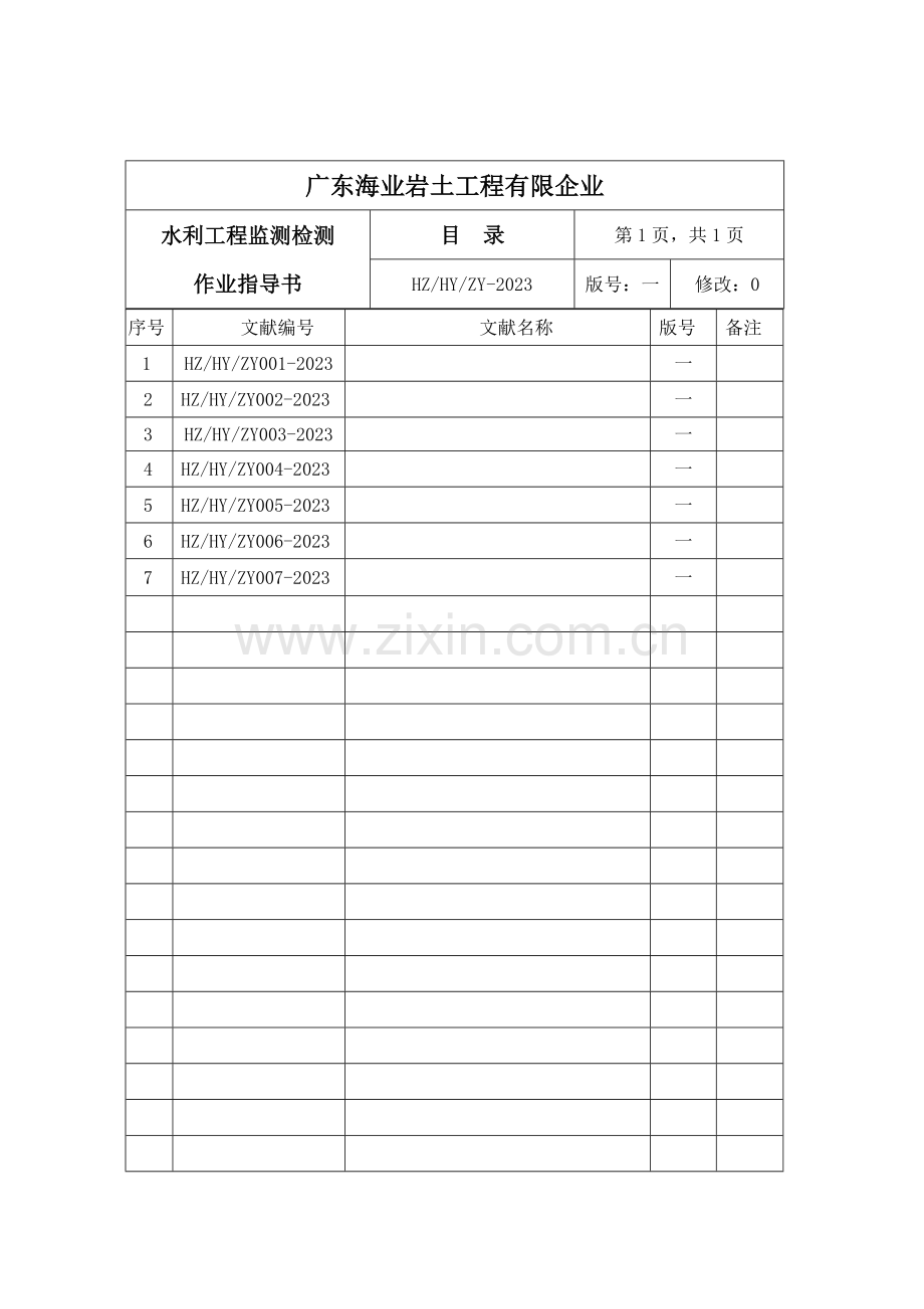 水利工程监测检测作业指导书.doc_第2页