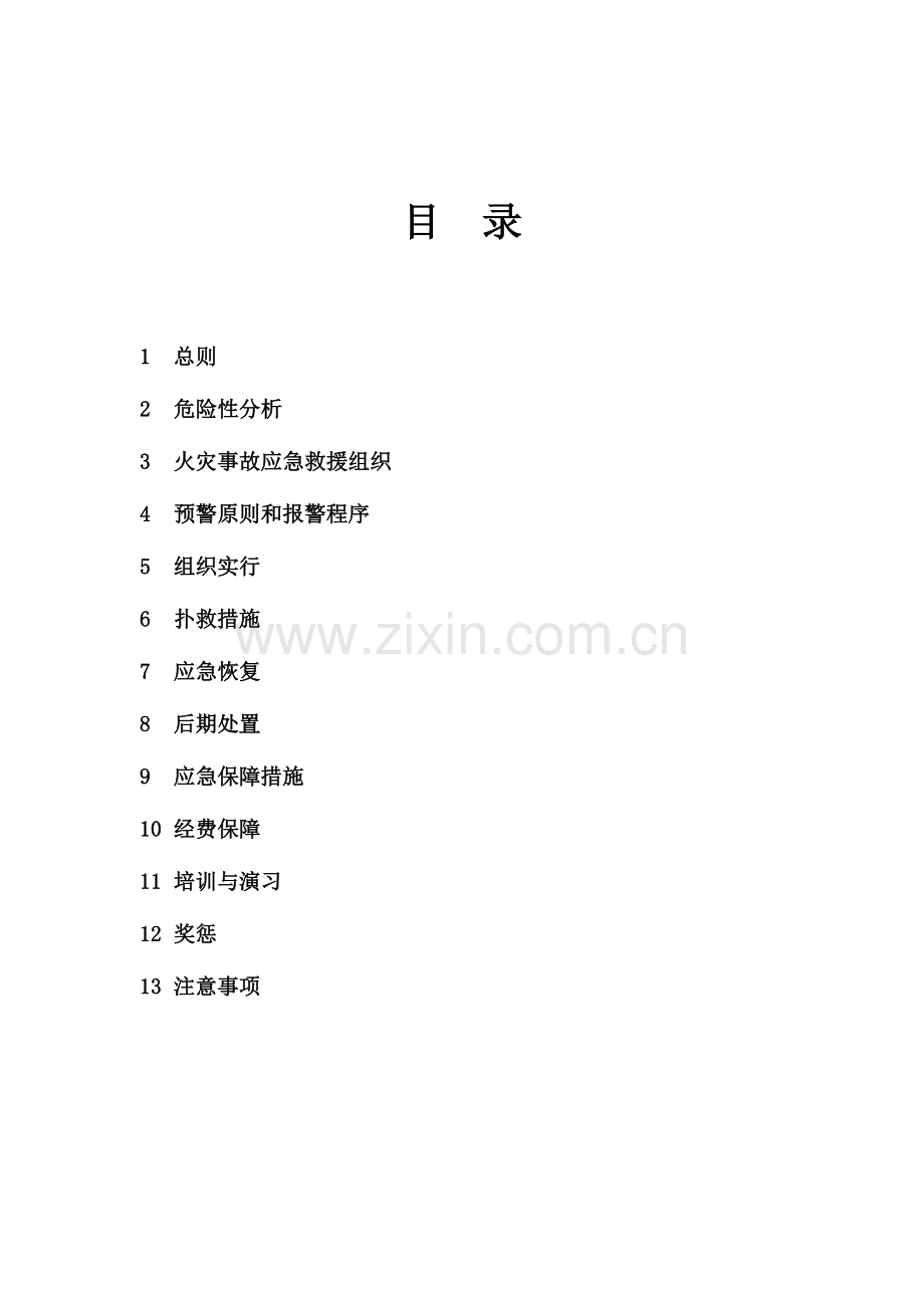 2023年晨阳火灾专项应急预案.doc_第2页