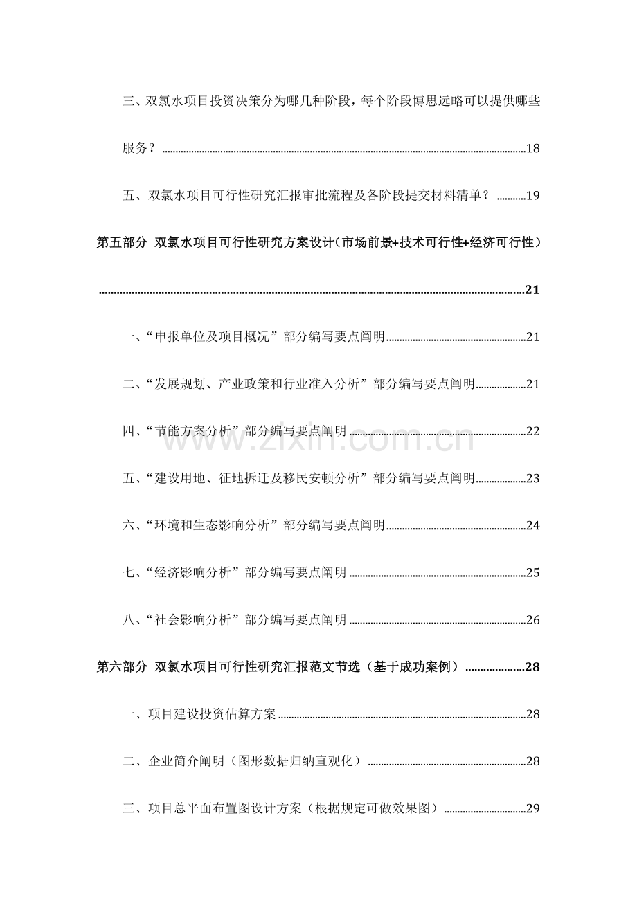 双氯水项目可行性研究报告发改立项备案案例范文详细编制方案.docx_第3页