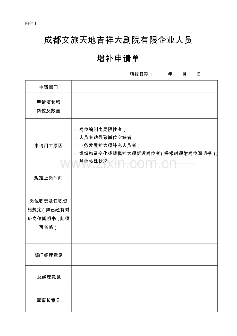 人事管理制度所有附表.doc_第1页