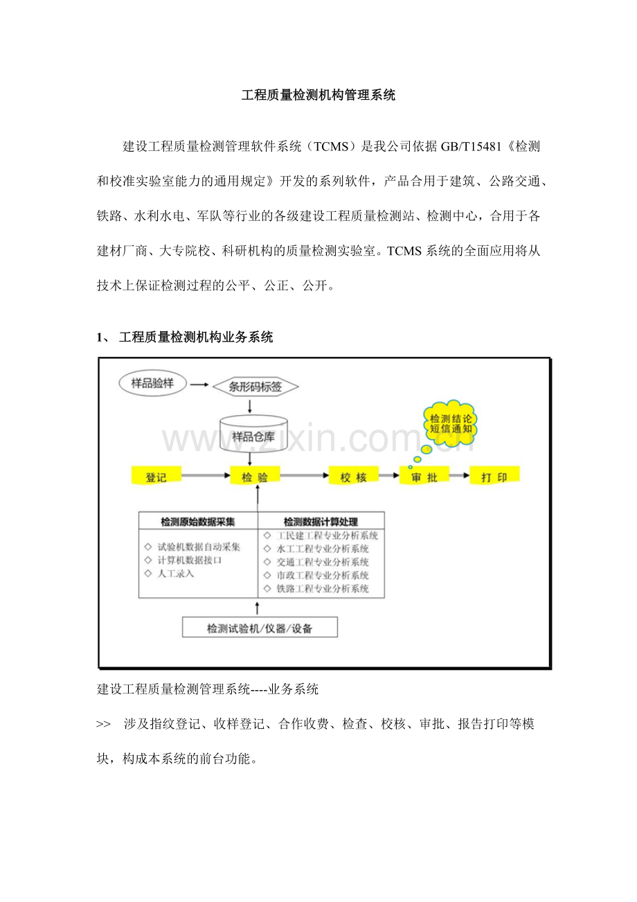 工程质量检测机构管理系统.doc_第1页