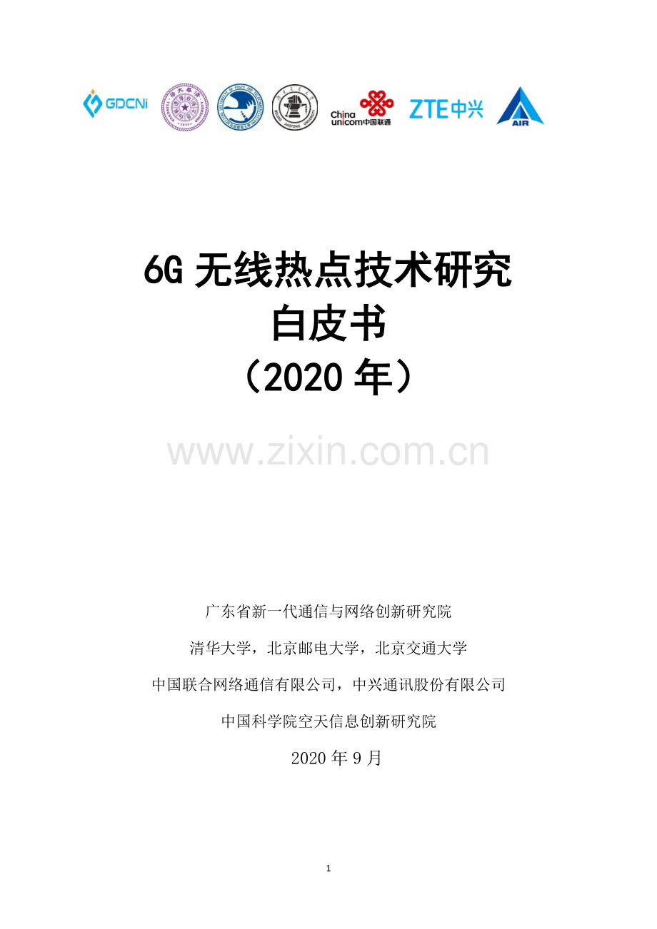 6G无线热点技术研究白皮书.pdf_第1页