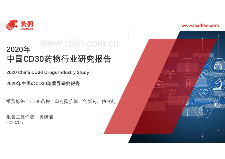 2020年中国CD30药物行业研究报告.pdf_第1页