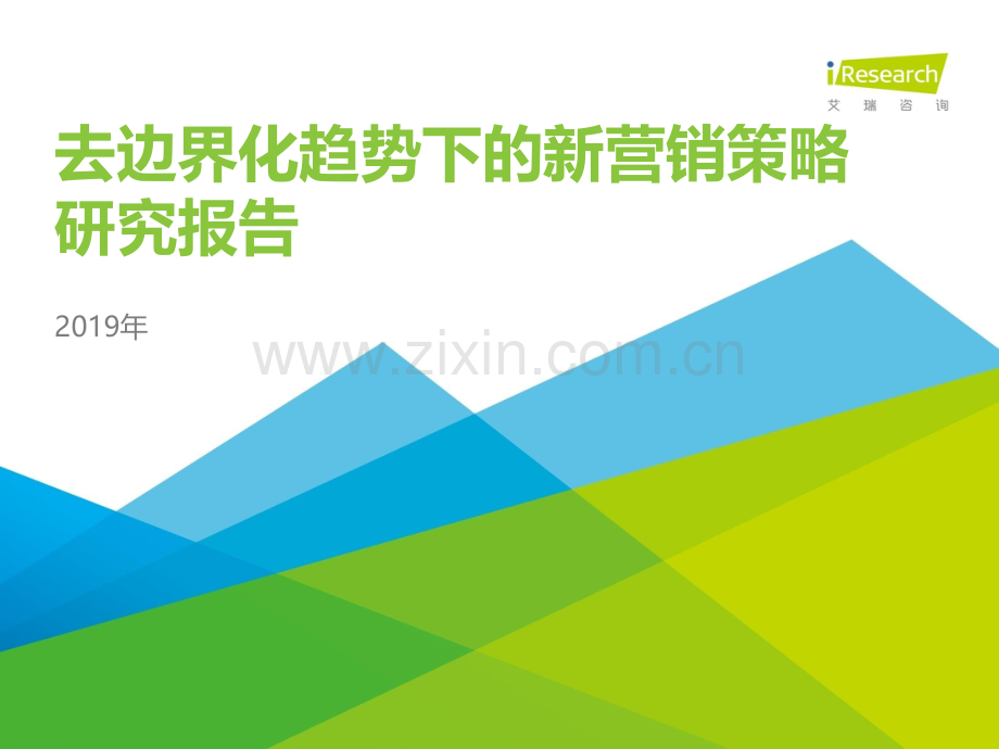 2019年去边界化趋势下的新营销策略研究报告.pdf_第1页