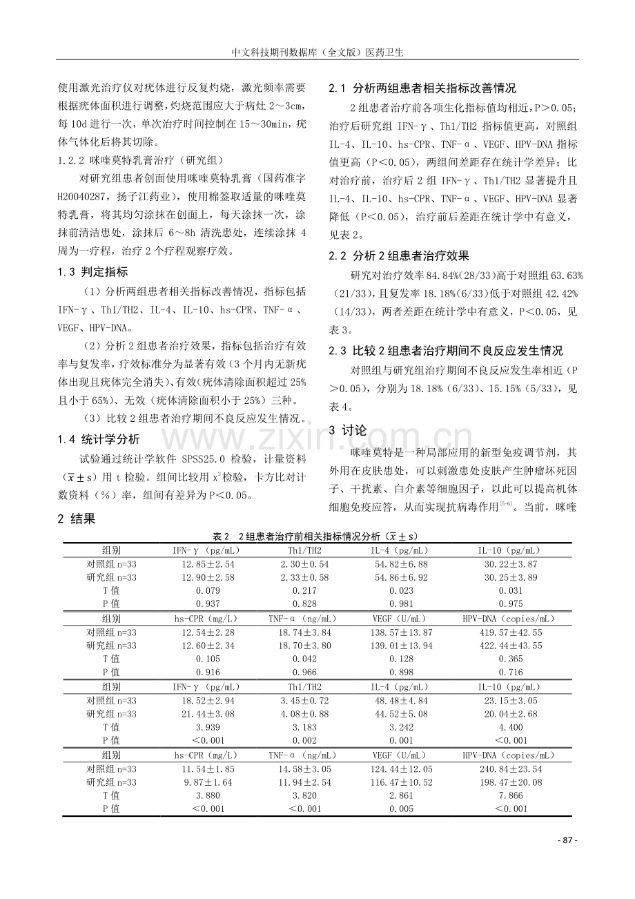 外用免疫调节剂咪喹莫特在皮肤科应用的效果观察.pdf_第2页