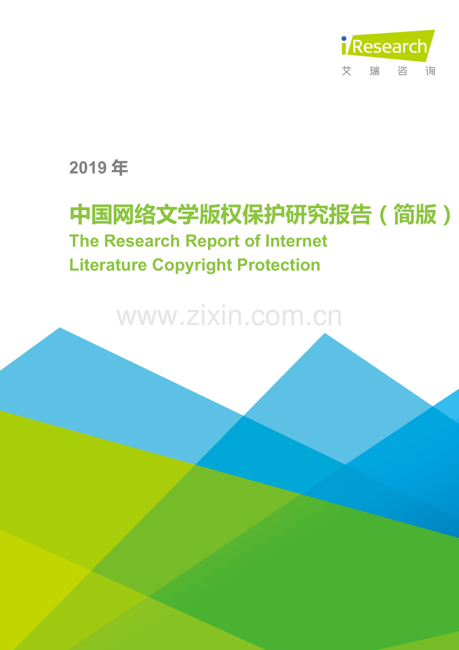 2019年中国网络文学版权保护研究报告.pdf_第1页