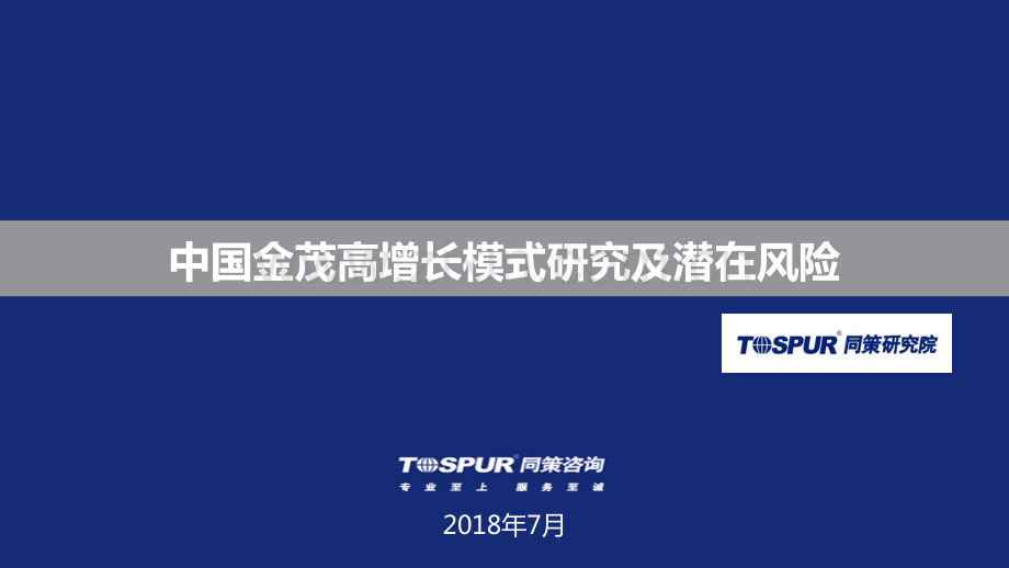 2019中国金茂高增长模式研究及潜在风险.pdf_第1页