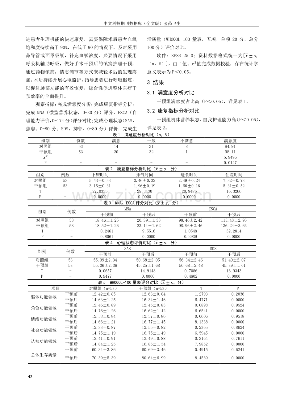 快速康复外科护理用于食管癌围手术期中的价值研究.pdf_第2页