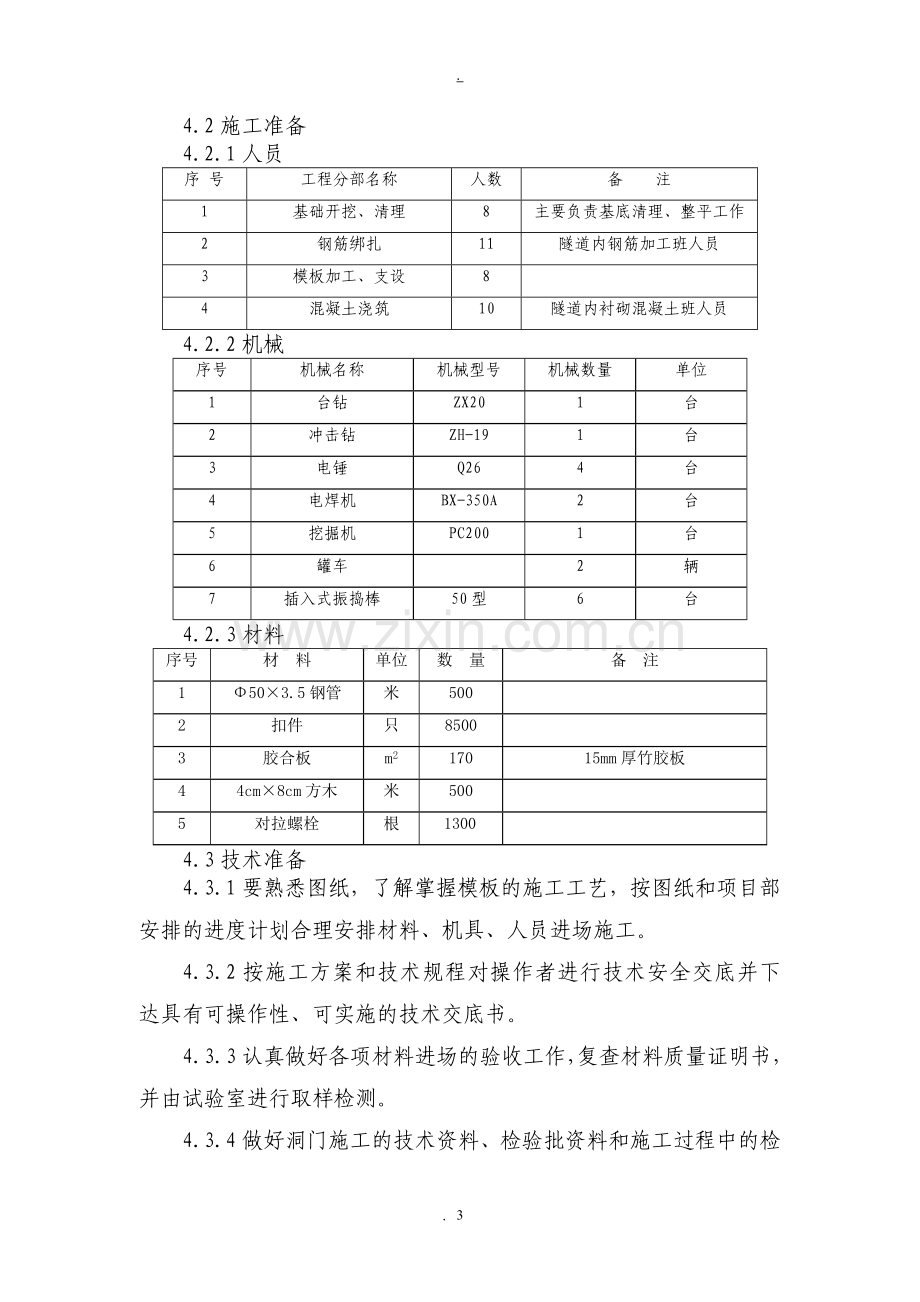 南崖山隧道进口洞门施工方案.doc_第3页