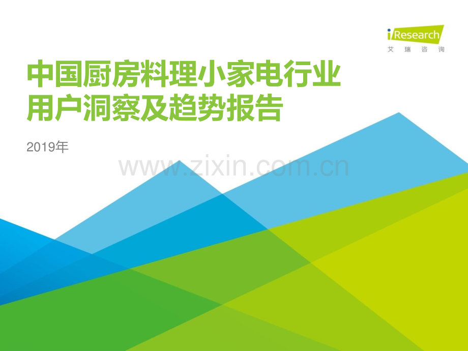 2019年中国厨房料理小家电行业用户洞察及趋势报告.pdf_第1页