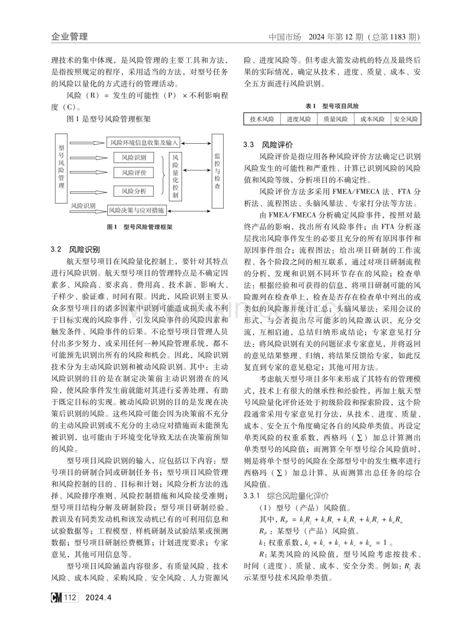 航天型号项目风险量化控制的研究与实践.pdf_第2页