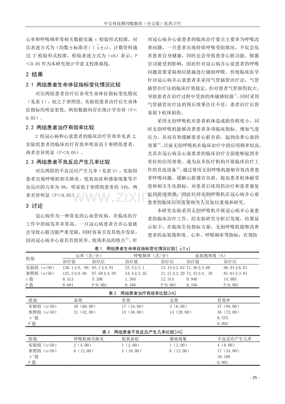 冠心病并心衰患者治疗中无创呼吸机的应用分析.pdf_第3页