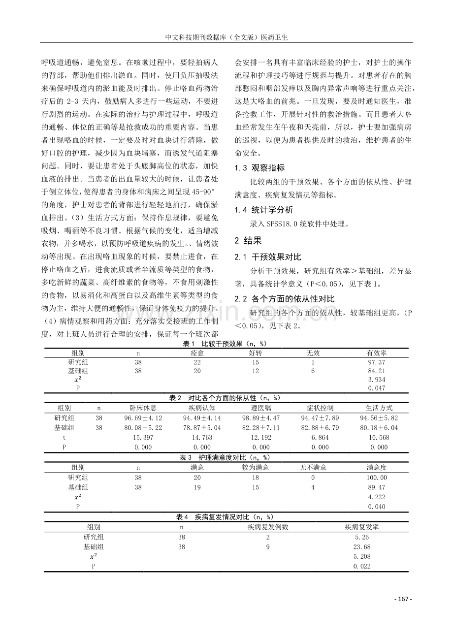 肺结核大咯血患者实施优质护理干预对临床预后的影响.pdf_第2页