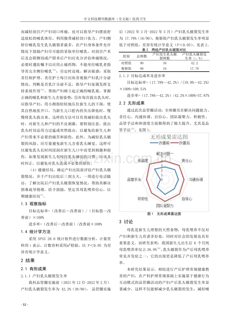 基于健康行为互动模式的品管圈在降低产妇乳头皲裂发生率的应用研究.pdf_第3页