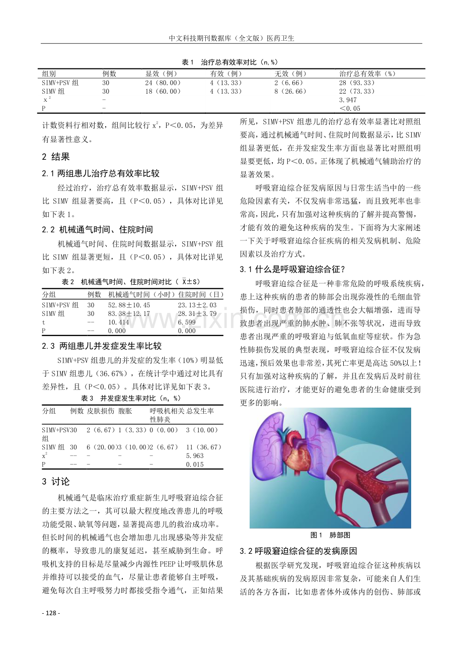 不同机械通气治疗新生儿呼吸窘迫综合征的效果.pdf_第2页