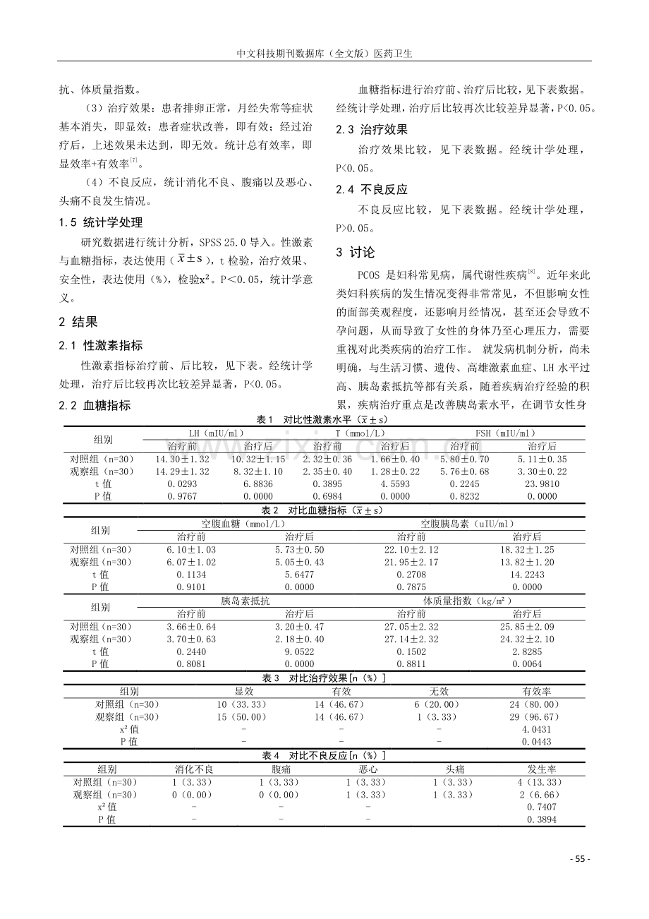 达英-35联合二甲双胍治疗多囊卵巢综合征的效果评价.pdf_第2页