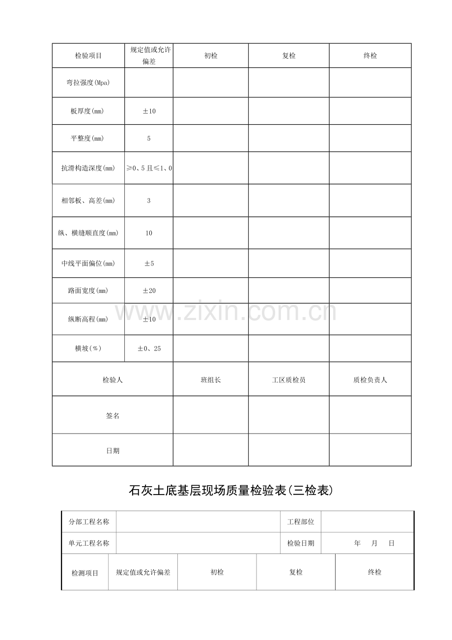 公路道路三检表.doc_第3页