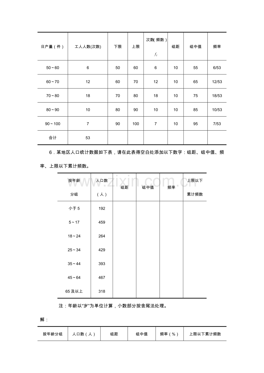 《统计学》课程习题参考答案(部分).doc_第3页