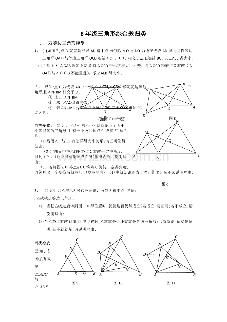 全等三角形压轴题及分类解析.doc_第1页