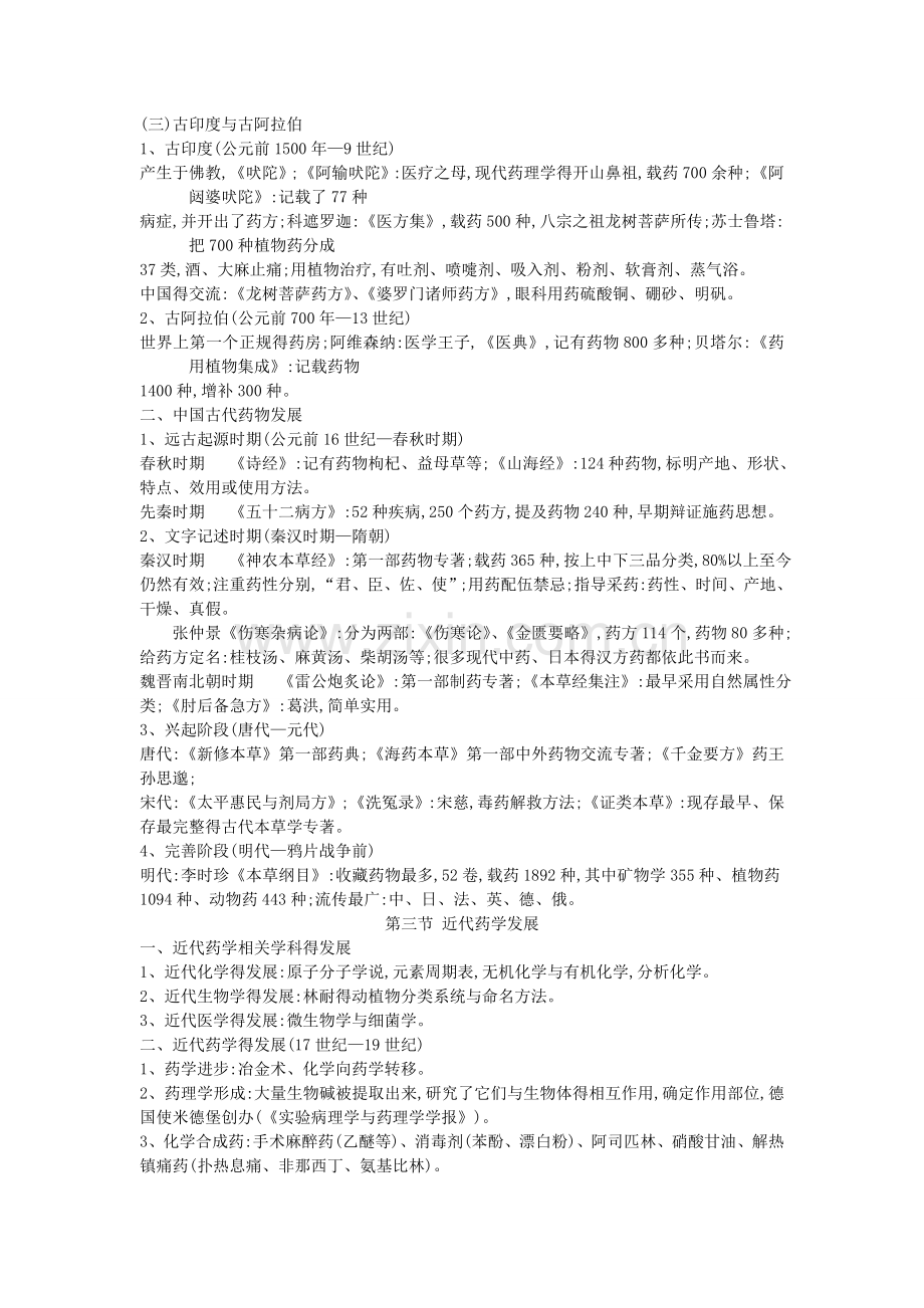 药学导论复习要点.doc_第2页