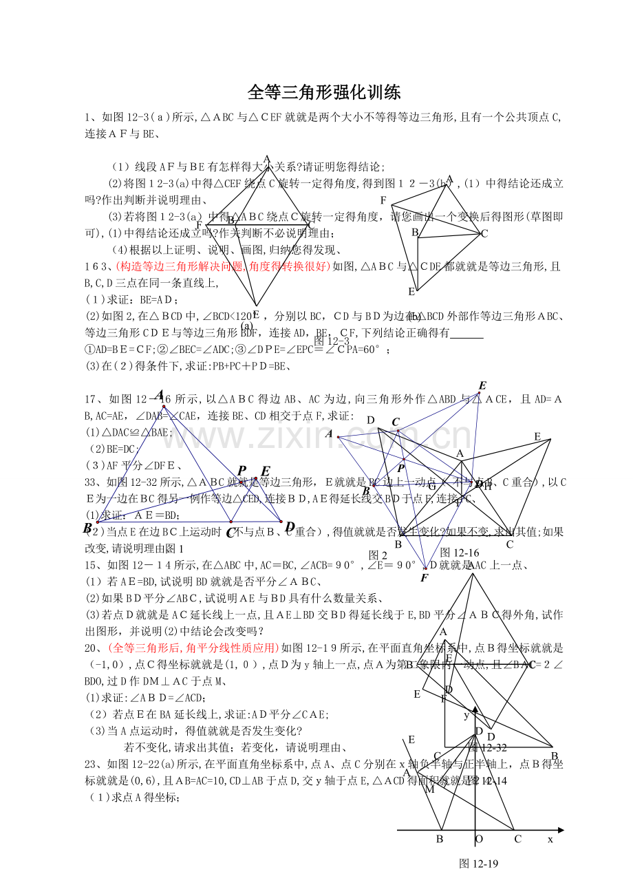 全等三角形强化训练.doc_第1页