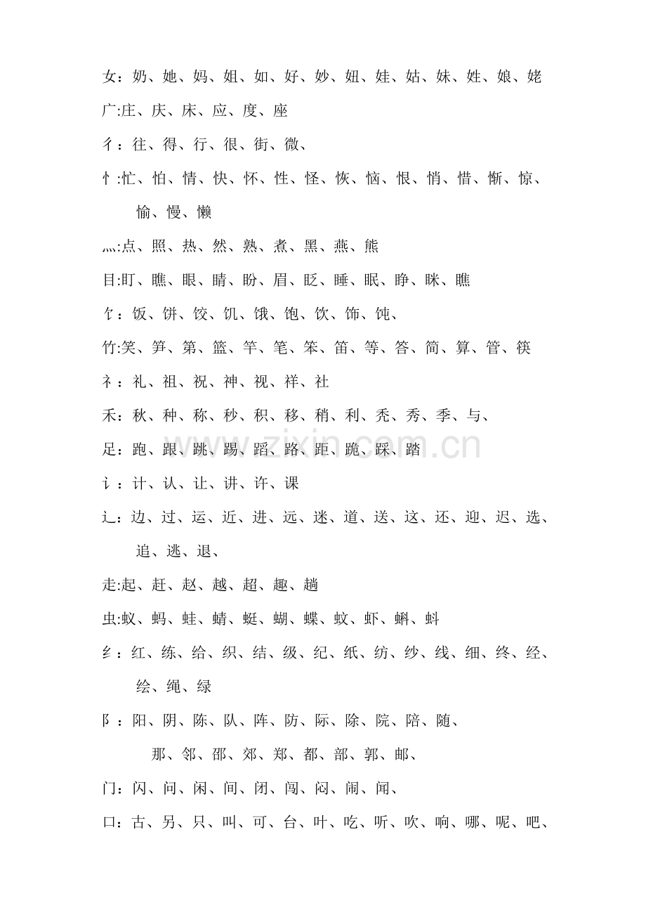 一年级同偏旁的字.doc_第2页