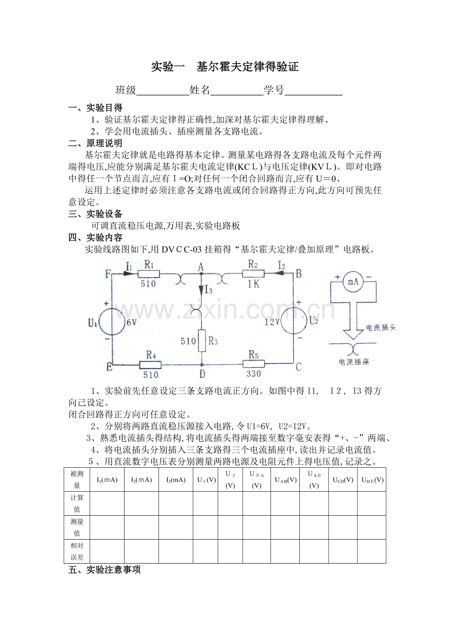 电工电子实验报告.doc_第1页