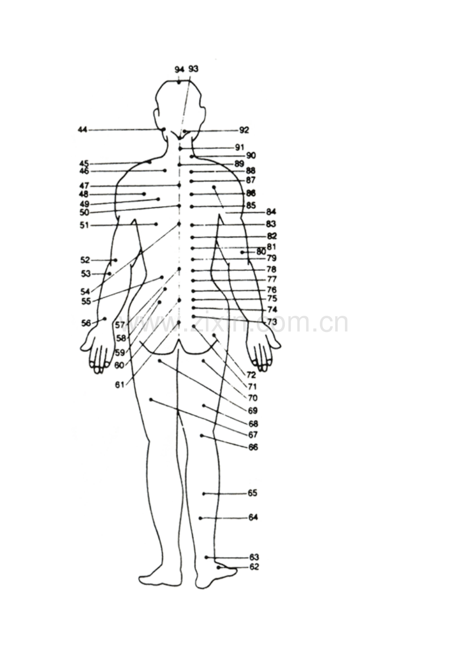 中医拔罐【人体背部穴位图】.doc_第3页