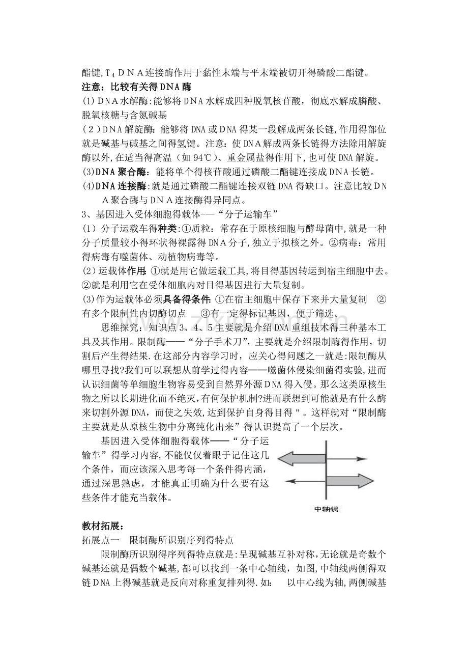 专题一、基因工程知识点归纳.doc_第2页