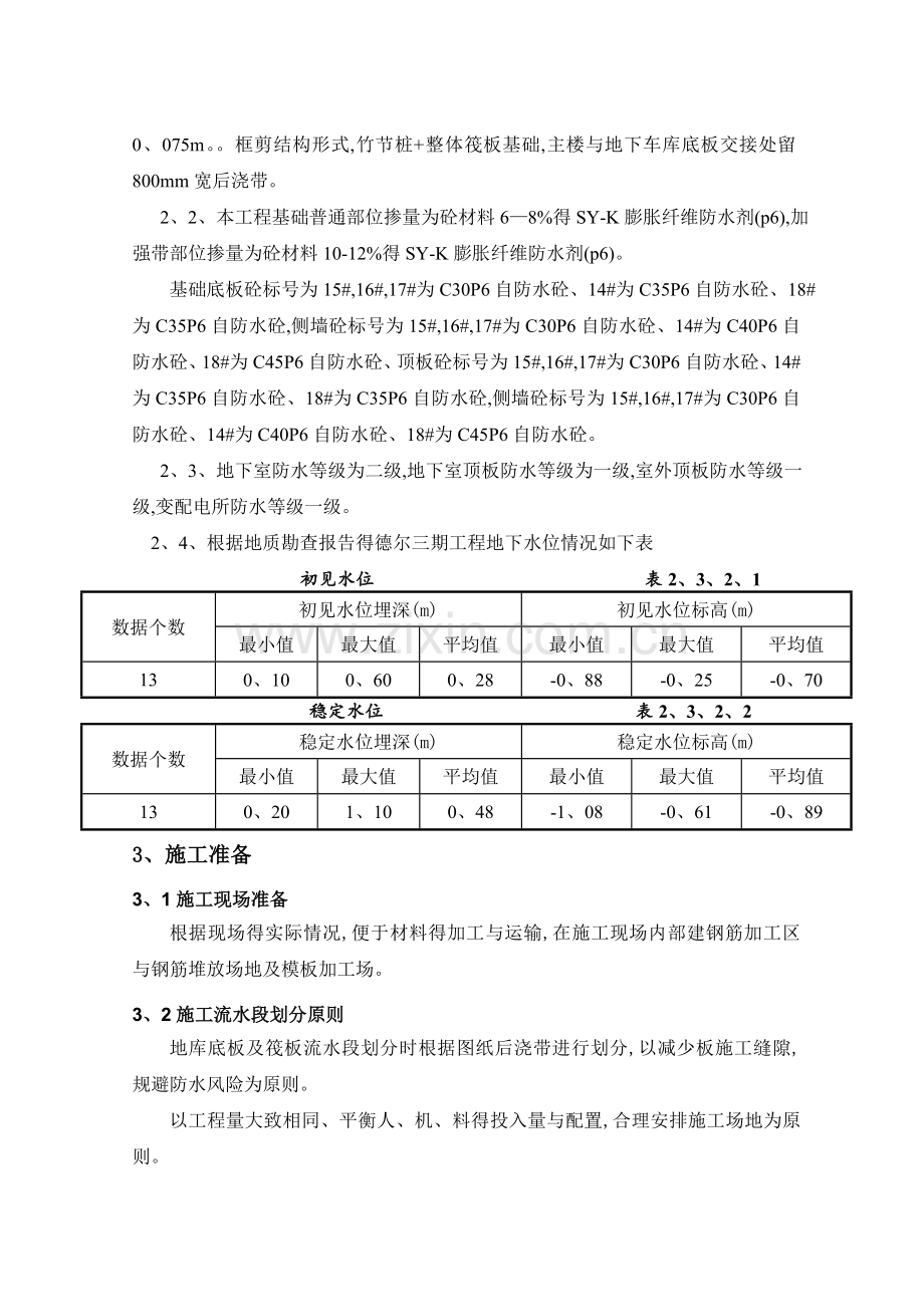 基础人防工程施工方案.doc_第3页