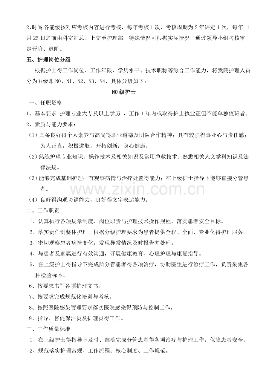 医院护士分级管理实施方案.doc_第2页