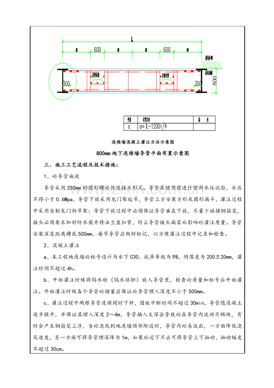 地下连续墙混凝土浇筑技术交底.doc_第2页