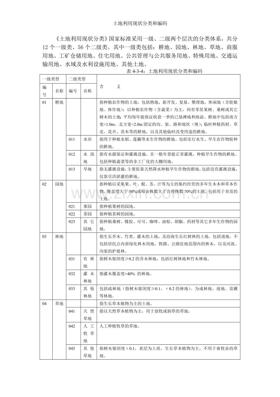 土地利用现状分类和编码.doc_第1页