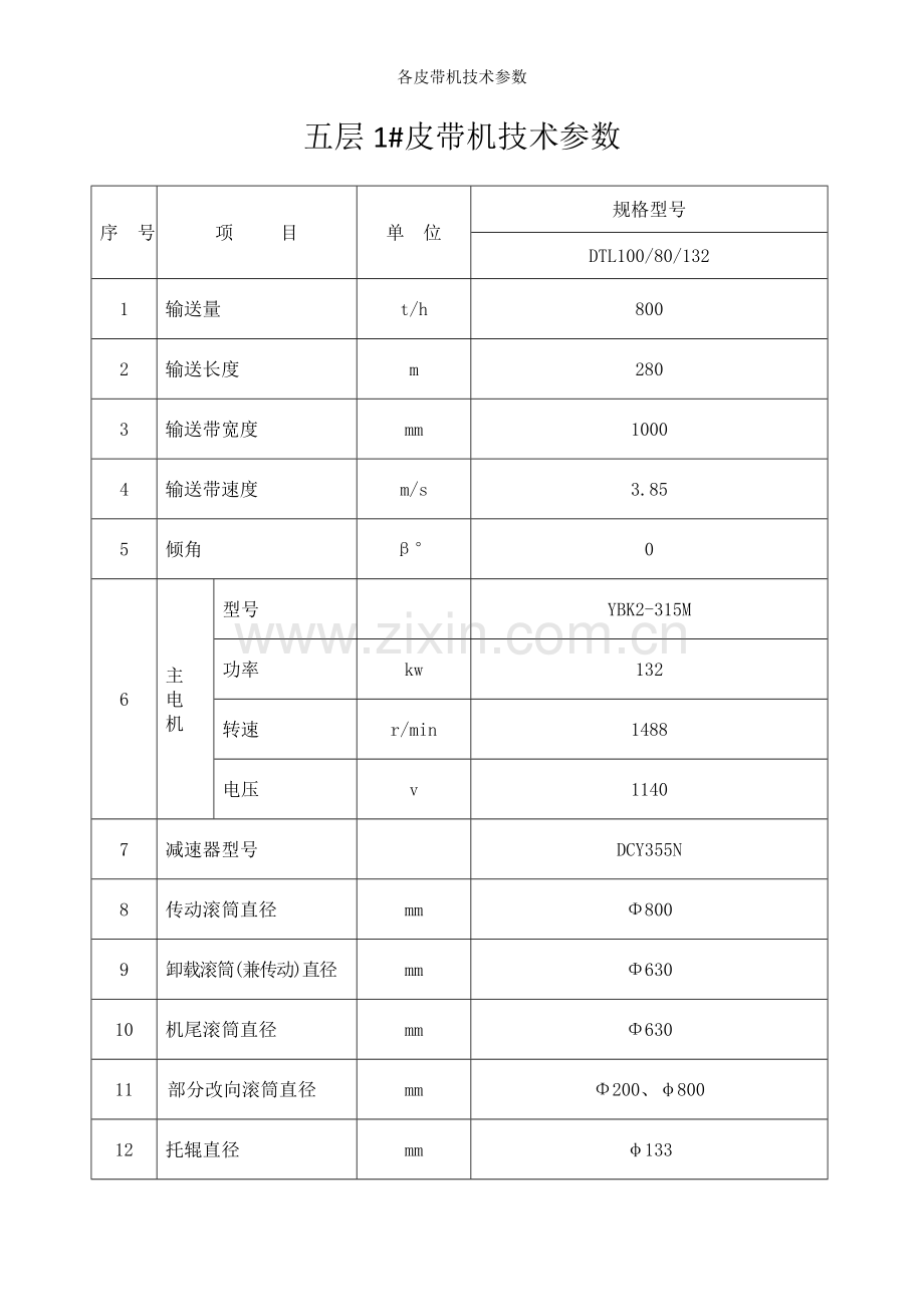 各皮带机技术参数.doc_第2页