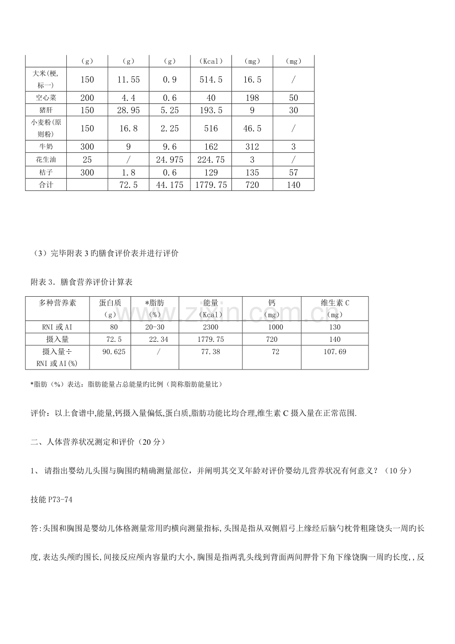 2023年公共营养师实操答案分解.doc_第2页