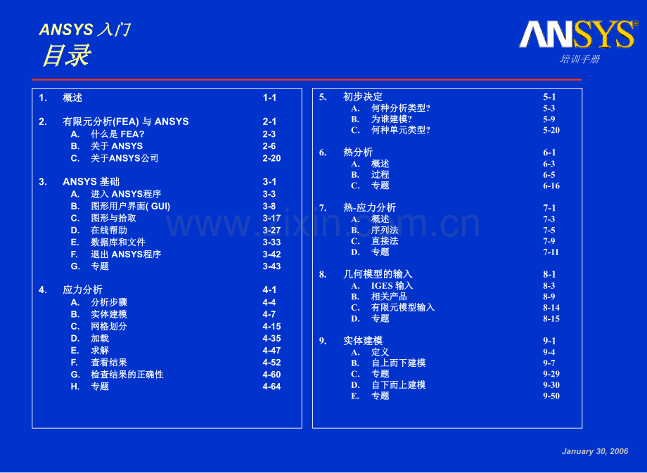 ANSYS14.0培训【经典】.ppt_第1页