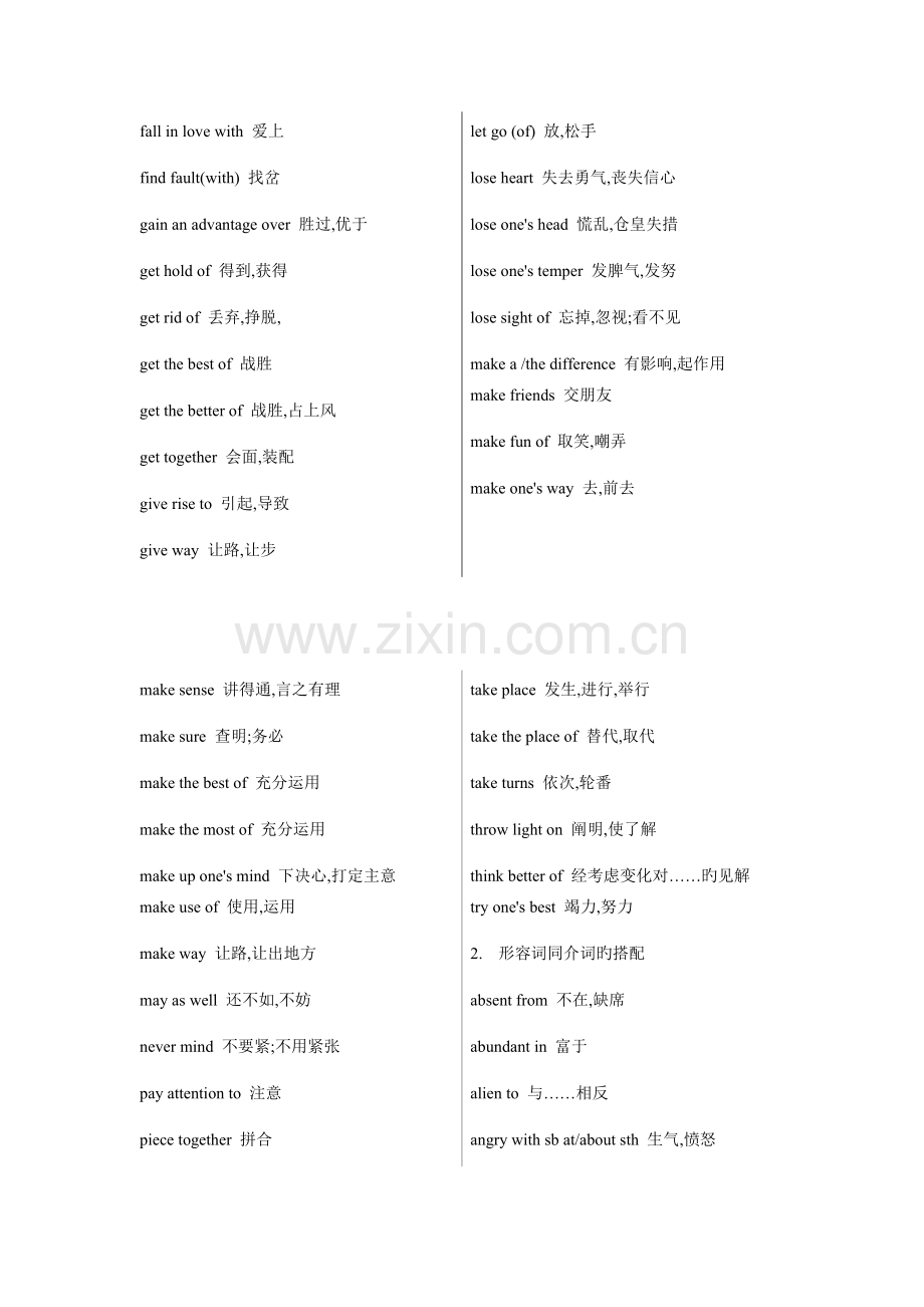 2023年英语专业四级常见词汇大全.docx_第2页