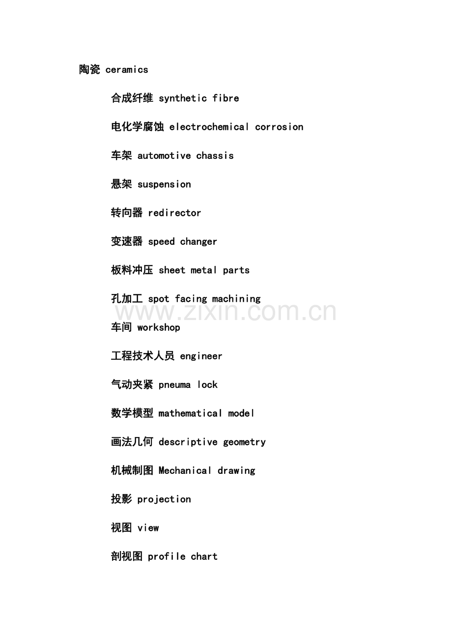 2023年机械专业术语英文翻译.doc_第1页