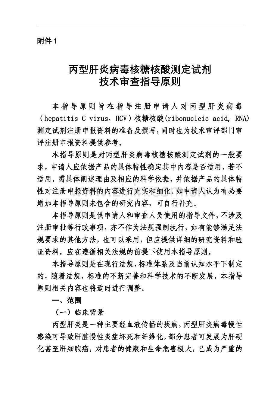 丙型肝炎病毒核糖核酸测定试剂技术审查指导原则.docx_第2页