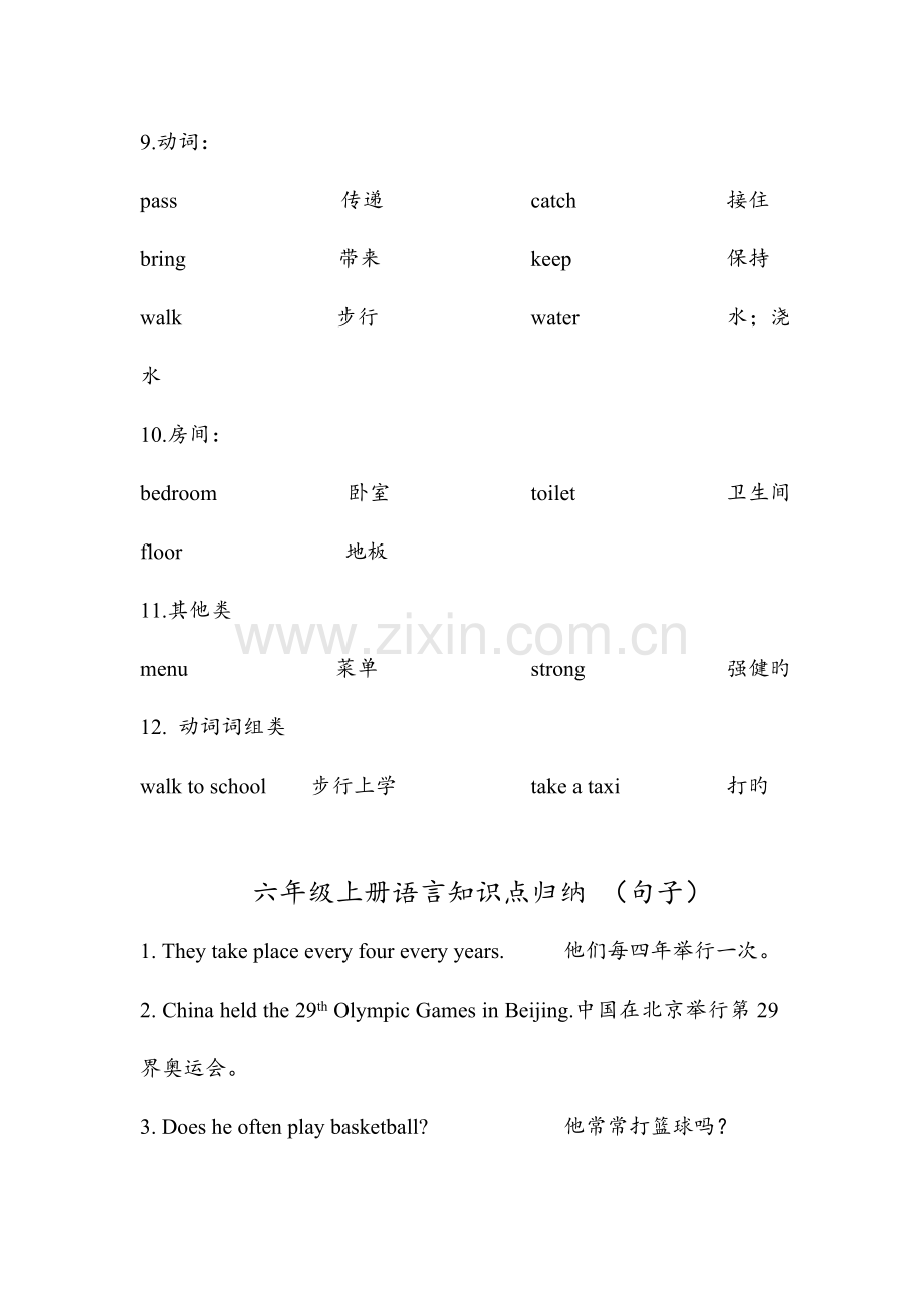 2023年新闽教版小学英语六年级知识点归纳.doc_第3页