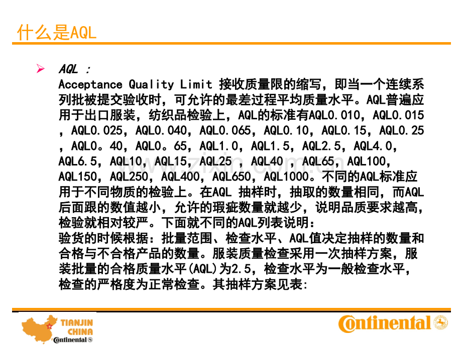 AQL抽样方法课件.ppt_第2页