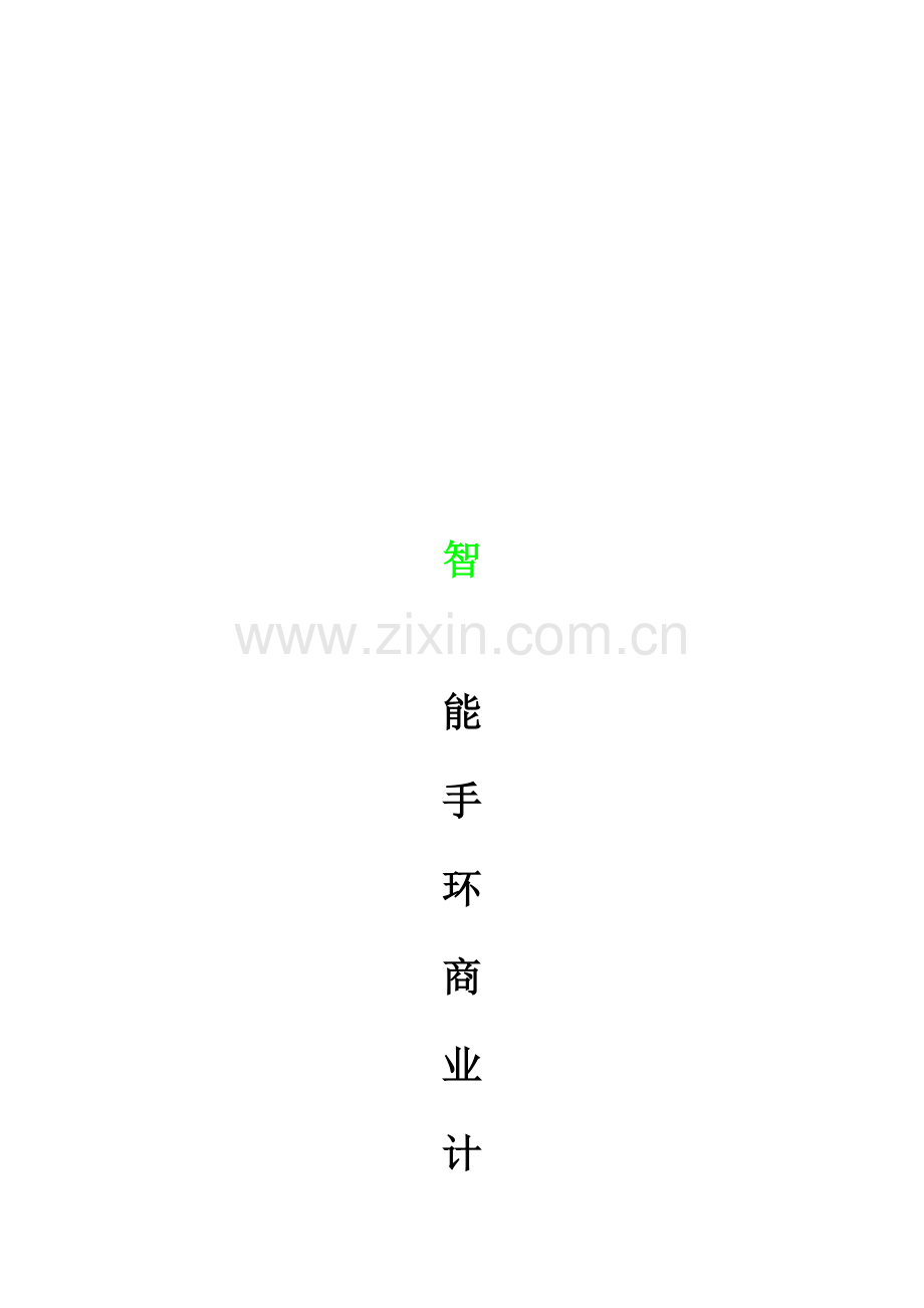 智能手环商业计划书.docx_第3页