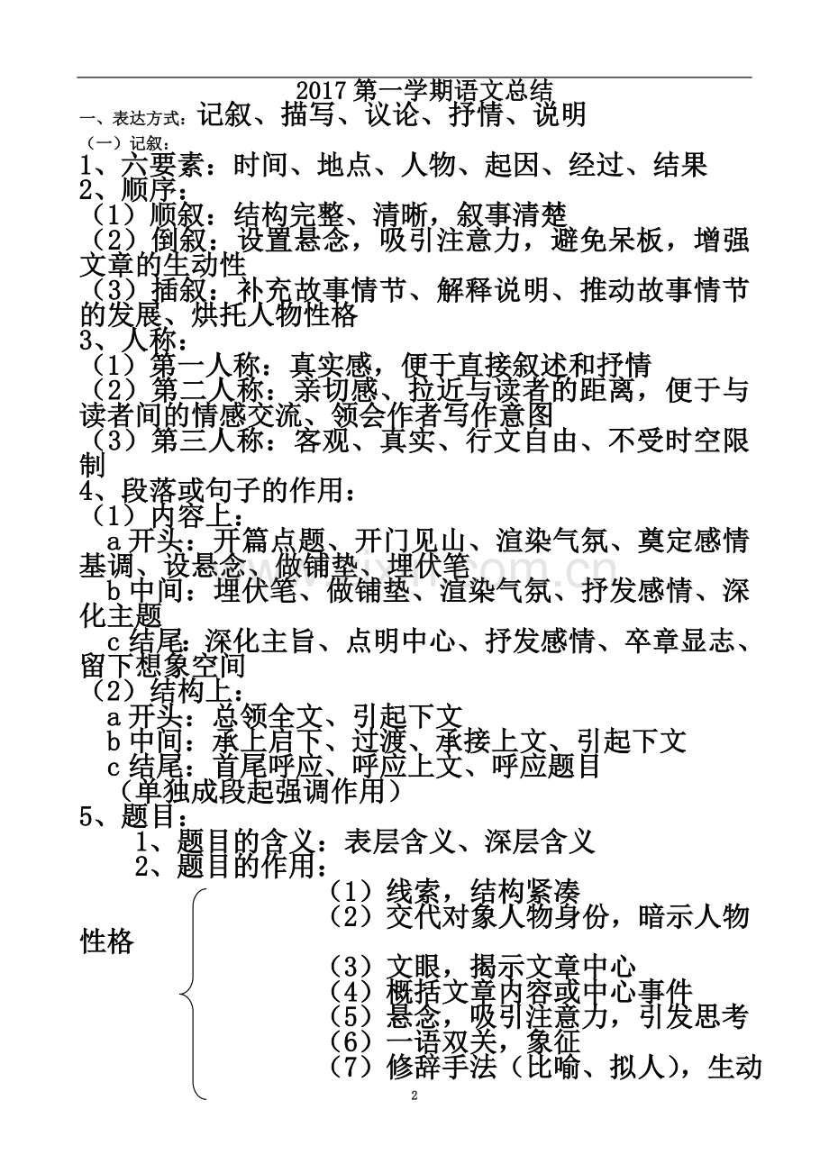 七年级上册语文学习技巧.doc_第2页