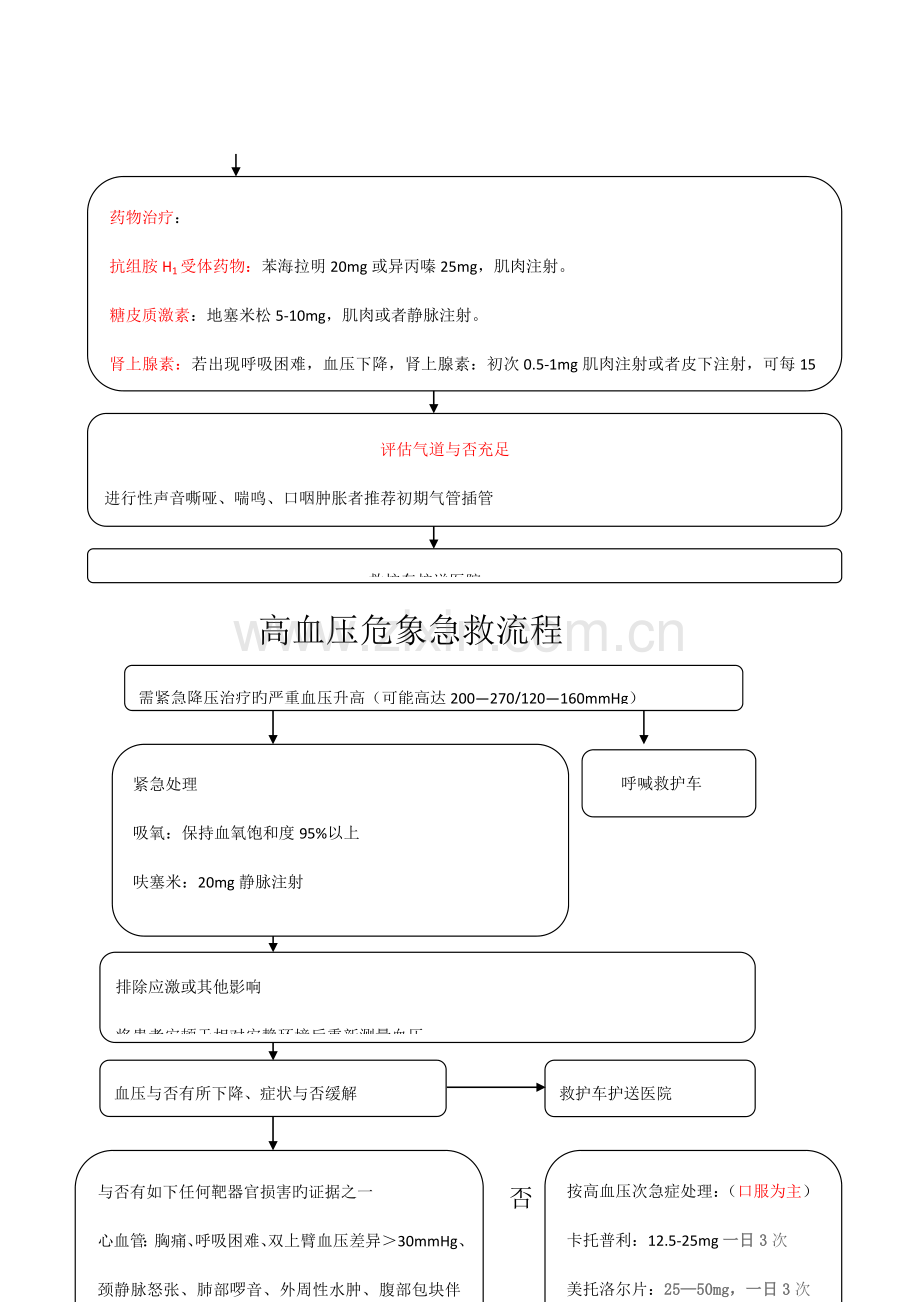 12种急诊抢救流程图.doc_第3页