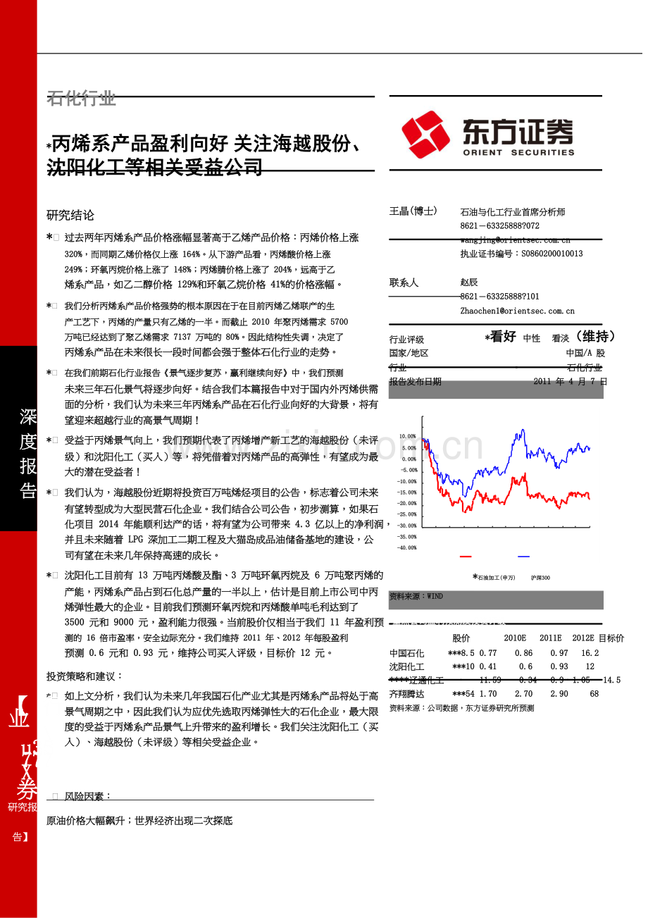 东方证券化工行业分析报告.doc_第2页